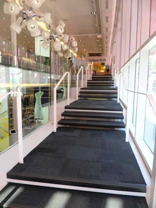 stairs, Umbra, concept store, Toronto, Ontario, design, photography, TS76