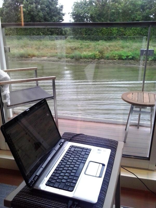Viking Cruises, Viking Atla, Longship, river cruise, Main-Danube Canal, Germany, travel, work station, veranda