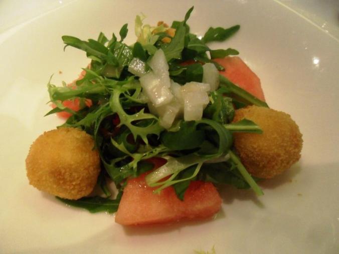 Viking Cruises, Viking Atla, Longship, river cruise, welcome dinner, salad, foodie, photography