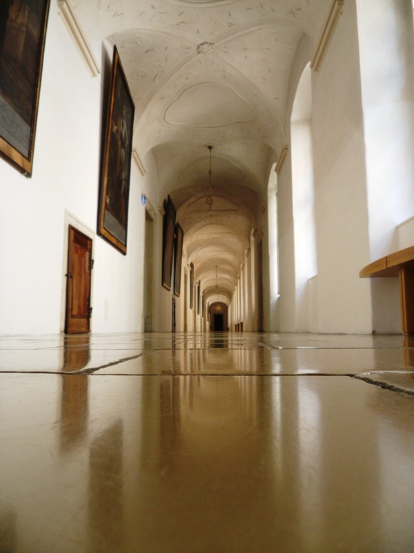 Imperial corridor, Viking River Cruises, Melk Abbey, Stift Melk, architecture, Melk, Austria, travel, photography, TS76