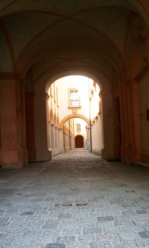 Imperial corridor, Viking River Cruises, Melk Abbey, Stift Melk, architecture, Melk, Austria, travel, photography, TS76