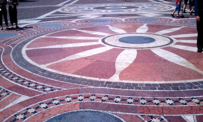 floor, mosaic, St-Stephen's Basilica, Szent István bazilika, Budapest, Hungary, photography, architecture, TS76