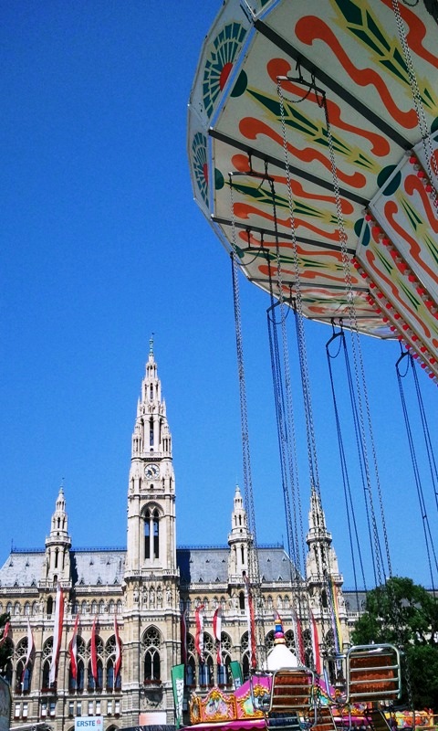 Rathaus, Rathaus Platz, Vienna, Austria, travel, photography, architecture, TS76