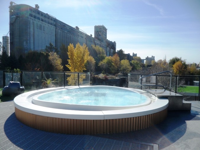 exterior hot tub, hot tub, Bota Bota, Spa, Bota Bota Spa-sur-l'eau, Montreal, Quebec, Canada, wellness, spa travel, travel, photography, TS76
