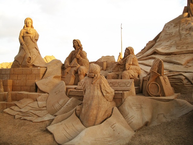 sand, sand sculptures, Pêra, Algarve, Portugal, travel, photography