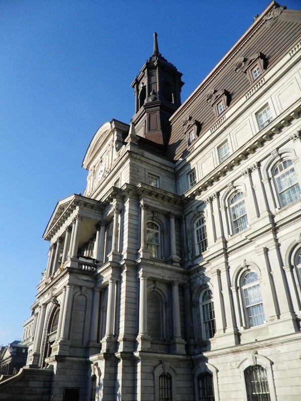 City Hall, Hôtel de ville, Montreal, Quebec, architecture