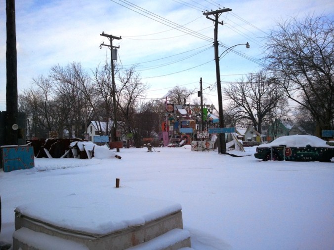 Heidelberg Project, art, outdoor art, Detroit, Michigan USA, TS76, photography