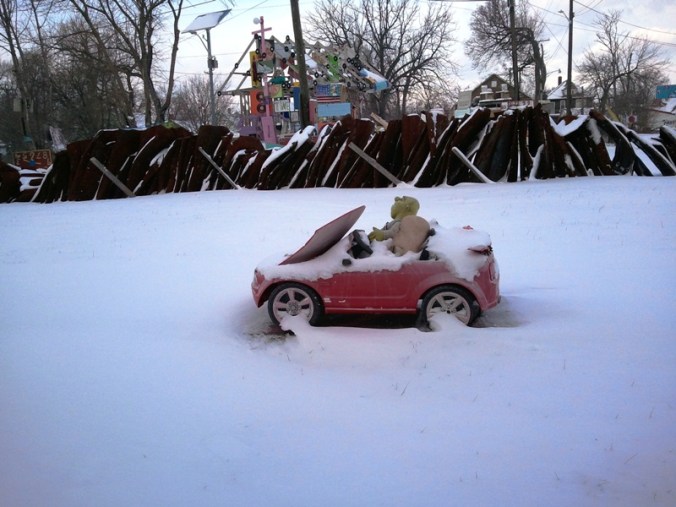 Heidelberg Project, art, outdoor art, Detroit, Michigan USA, TS76, photography