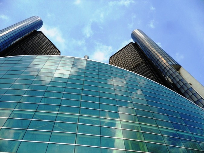 Renaissance Center, architecture, buildings, Detroit, Michigan, Show Me Detroit tour, tour, travel, photography, TS76