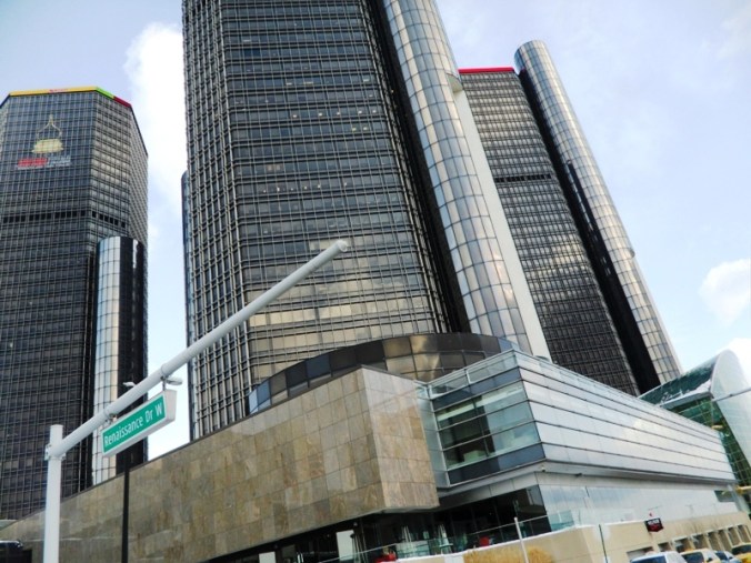Renaissance Center, architecture, buildings, Detroit, Michigan, Show Me Detroit tour, tour, travel, photography, TS76