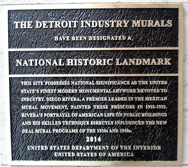 Diego Rivera, Detroit Institute of Arts, DIA, Detroit Industry Murals, frescoes, art, Rivera Court, Detroit, Michigan, USA, TS76