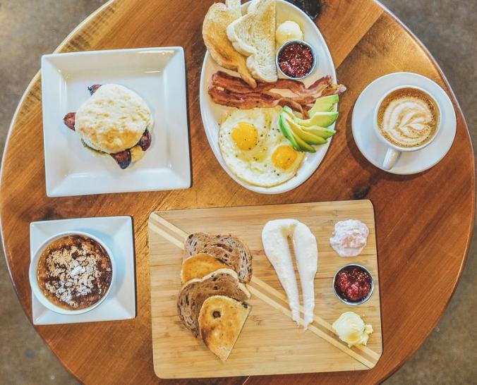 breakfast, Brunch, brunch with bacon, toast, coffee, food, foodie, food photography, food porn