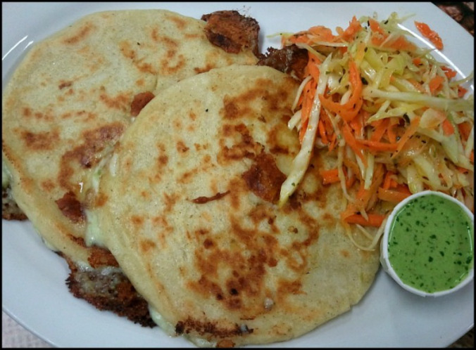 Pupusas are El Salvador's national dish and for many good reasons. This corn or rice flour tortilla is filled with cheese, meat or vegetables and grilled to perfection. Served with coleslaw and tomato sauce, it is the best snack or comfort food loved by nationals and foreigners around the world.