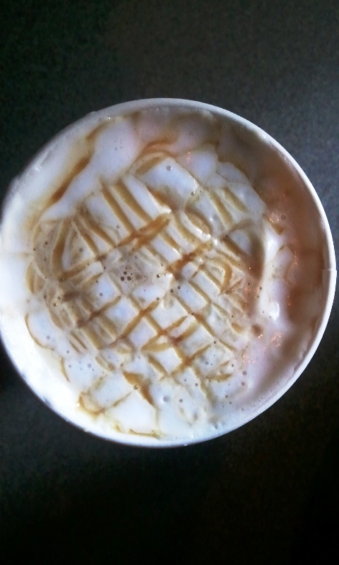 Caramel macchiato from Starbucks