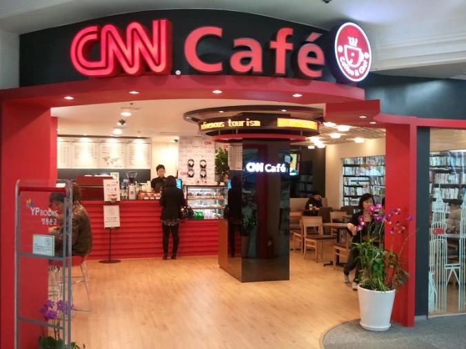 CNN Café in Seoul, South Korea