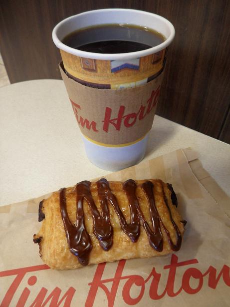 Coffee break at Tim Horton's