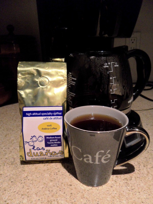 Las Duenas coffee from Costa Rica