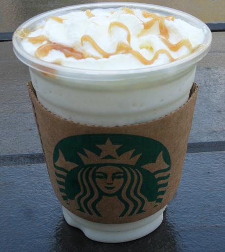 Starbucks caramel frappuccino