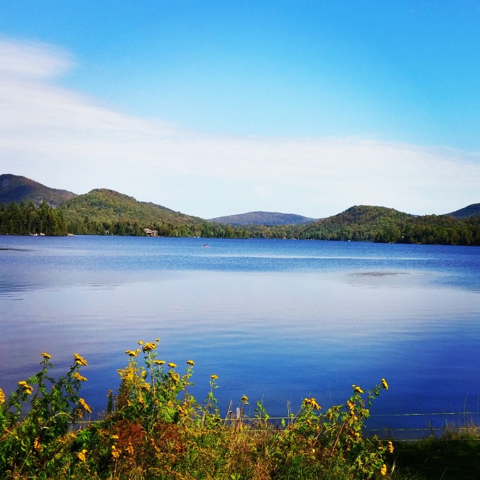 Superior Lake, Lac Supérieur in St-Faustin-Lac Carré, Laurentides, Laurentians, Quebec, Canada