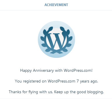 Wordpress, wordpress anniversary notification