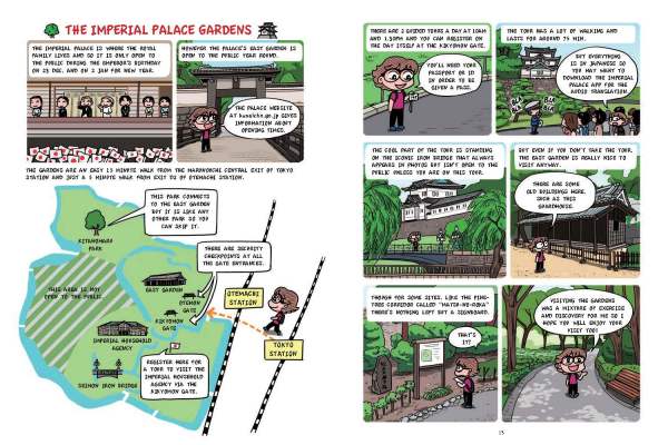 Manga Lover's Tokyo's Travel Guide_Page 09. Come explore Traditional Tokyo thanks to Eveline Neo's manga travel guide! Read more about it in this blog post! #Tokyo #Japan #travel #travelguide #book #bookreview #bookblogger #bookreviewer #travelblogger #travelinspires #bucketlist #wanderlust